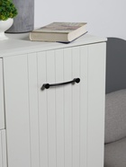 Ручка-скоба мебельная PC174BL, м/о 128 мм, цвет чёрный 3743611