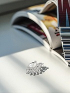 Брошь «Жар-птица» с жемчужиной, цвет бело-радужный в серебре - Фото 5