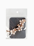 Брошь «Цветочное трио» жемчуг, цвет белый в золоте 3723794