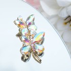 Брошь «Бабочки» парочка, радужная в золоте - Фото 1