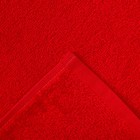 Полотенце махровое с вышивкой "Дед Мороз" 30х70см, 340 г/м2, 100% хлопок - Фото 4