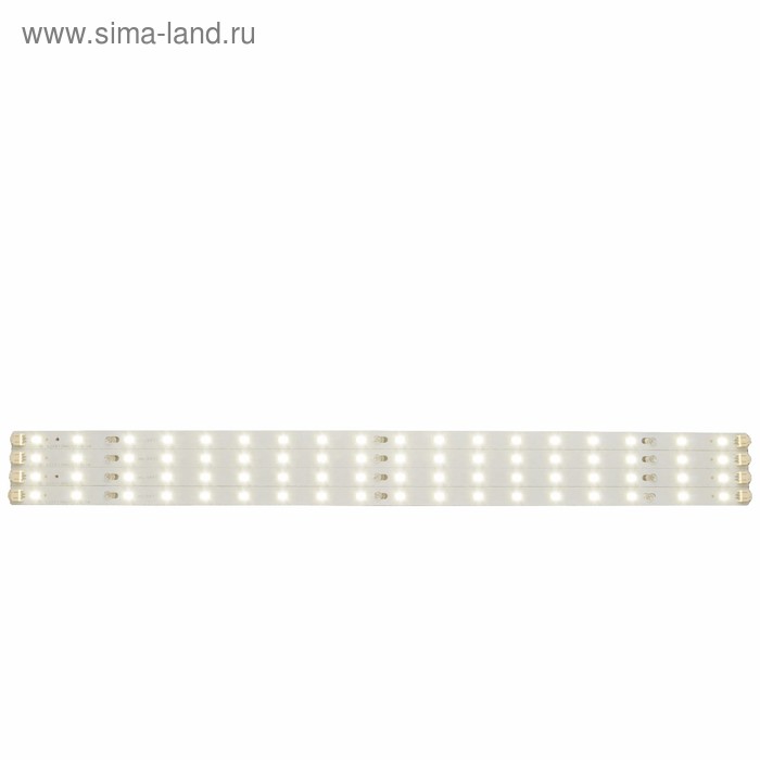 Комплект светодиодных линеек "Армстронг", для потолочных светильников; 4х9 Вт, драйвер 36Вт, 3000К - Фото 1