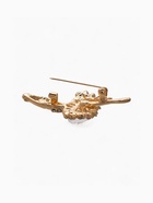 Брошь «Балерина» ан лер, белая в золоте - Фото 3