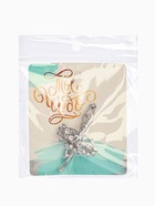 Брошь «Балерина» ан лер, цвет белый в серебре - Фото 6