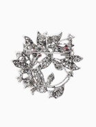 Брошь «Цветов букет» венок, цветная в чернёном серебре - Фото 2