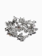 Брошь «Цветов букет» венок, цветная в чернёном серебре - Фото 3