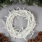 УЦЕНКА Гирлянда «Нить» 10 м, IP44, белая нить, 100 LED, свечение жёлтое, 8 режимов, 220 В - Фото 6
