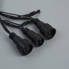 УЦЕНКА Гирлянда «Нить» 10 м, IP44, УМС, тёмная нить, 72 SMD-LED, свечение белое, 220 В - Фото 4