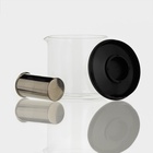 Заварочный чайник «Локи», 1.4 л, с металлическим ситом, стекло, чёрный - Фото 3