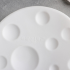 Форма силиконовая для муссовых десертов и выпечки Доляна «Луна», 19,5×4,7 см, цвет белый - Фото 4