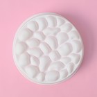 Форма для муссовых десертов и выпечки Доляна «Камешки», силикон, 19.5×5.5 см, цвет белый - Фото 3