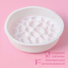 Форма для муссовых десертов и выпечки Доляна «Камешки», силикон, 19.5×5.5 см, цвет белый - Фото 2