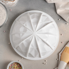 Форма для муссовых десертов и выпечки KONFINETTA «Кристалл», силикон, 19×9,8 см, цвет белый - Фото 2