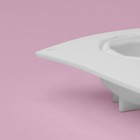 Форма для муссовых десертов и выпечки Доляна «Кристалл», 29.5×17×3.5 см, 6 ячеек (d=6.5 см), силикон, белая - Фото 6