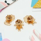 Набор значков «Тоторо» цветной в золоте - Фото 2