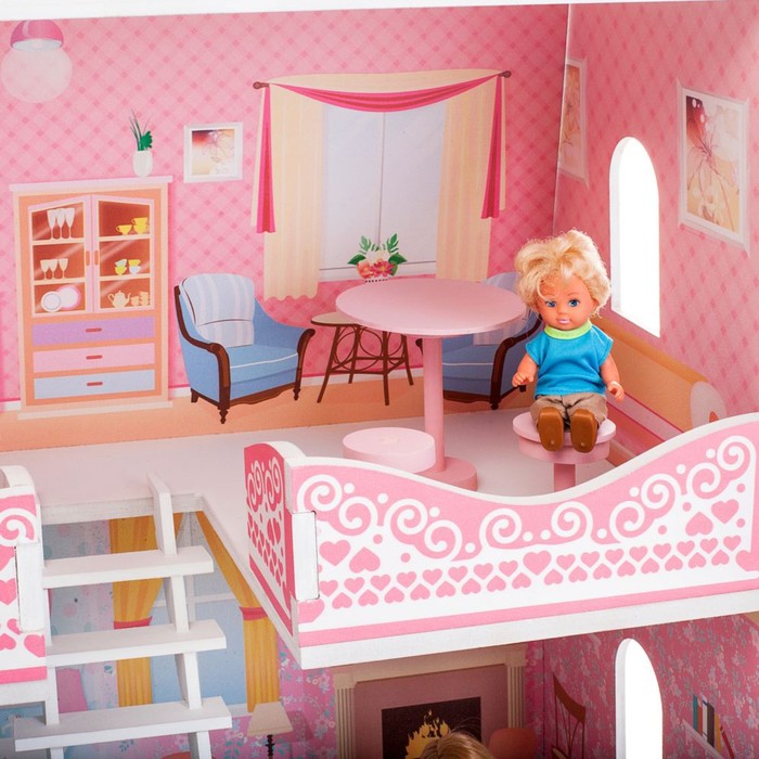 Кукольный домик «Адель Шарман» с мебелью и аксессуарами 7 шт. - фото 1909892052