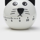 Таймер механический Доляна «Котёнок», кухонный, белый - Фото 2