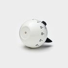 Таймер механический Доляна «Котёнок», кухонный, белый - Фото 5