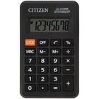 Калькулятор карманный Citizen "LC310NR", 8-разрядный, 69 х 115 х 23 мм, питание от батарейки, чёрный - Фото 4