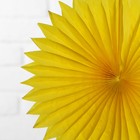 Изделие из бумаги декор «Круг», 25 см, цвет жёлтый - Фото 3