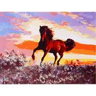 Роспись по холсту "Конь", 40 х 30 см - Фото 2
