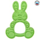 Прорезыватель силиконовый «Зайка», цвет МИКС, КНОПА - Фото 2