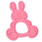 Прорезыватель силиконовый «Зайка», цвет МИКС, КНОПА - Фото 6
