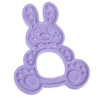 Прорезыватель силиконовый «Зайка», цвет МИКС, КНОПА - Фото 5