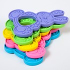 Прорезыватель силиконовый «Зайка», цвет МИКС, КНОПА - Фото 12