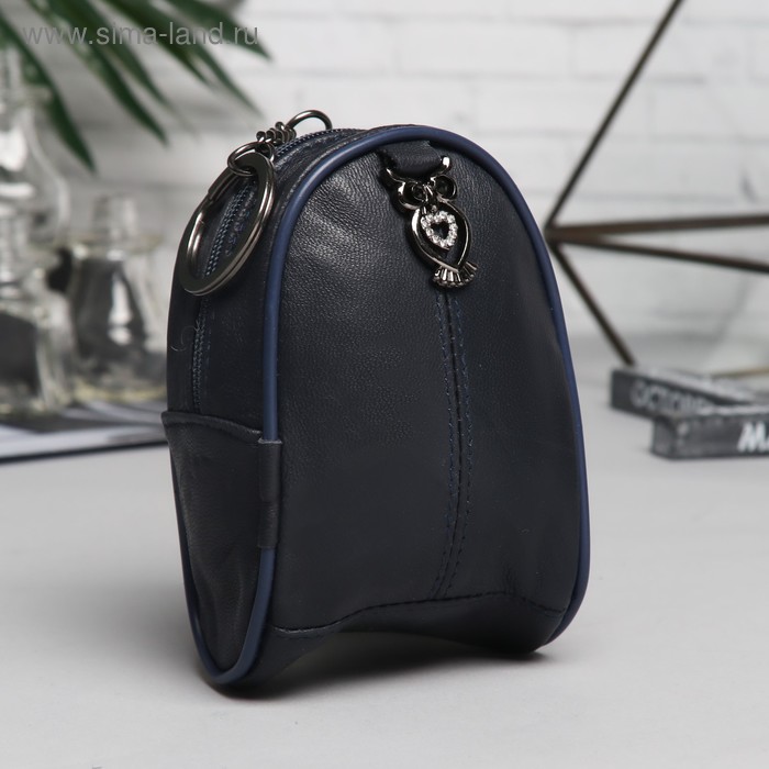 Кошелёк женский, отдел на молнии, цвет синий - Фото 1