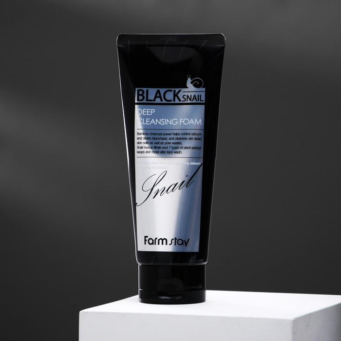 Очищающая пенка Farmstay, с муцином чёрной улитки, 180 мл 17700