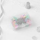 Булавки для квилтинга «Бабочки», 53 мм, 100 шт, цвет разноцветный - фото 8427179