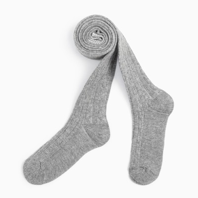 Колготки детские, цвет серый меланж, рост 110-116