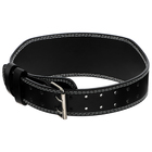 Пояс для тяжёлой атлетики ONLYTOP 110 см, искусственная кожа, цвет чёрный - Фото 5