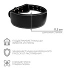 Пояс для тяжёлой атлетики ONLYTOP 130 см, искусственная кожа, цвет чёрный - Фото 2