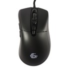 Мышь Gembird MG-550, игровая, проводная, 7 кнопок, подсветка, 3200 dpi, USB, чёрная - Фото 3