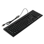 Клавиатура Gembird KB-8300U-BL-R, проводная, мембранная, 107 клавиш, USB, черная - Фото 1