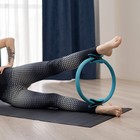 Кольцо для пилатеса ONLYTOP, d=37 см, цвет синий - Фото 7