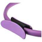 Кольцо для пилатеса ONLYTOP, d=37 см, цвет фиолетовый - Фото 10