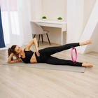 Кольцо для пилатеса ONLYTOP, d=37 см, цвет розовый - Фото 10