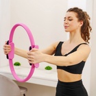 Кольцо для пилатеса ONLYTOP, d=37 см, цвет розовый - Фото 11
