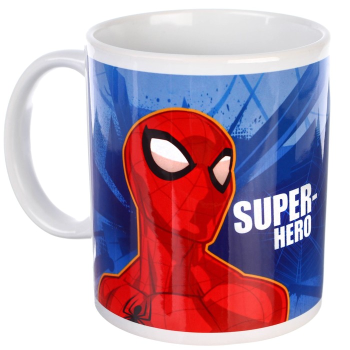 Кружка сублимация, 350 мл "Супер-мен", Человек-паук
