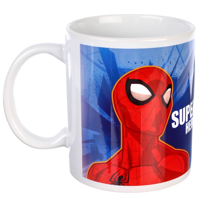 Кружка сублимация, 350 мл "Супер-мен", Человек-паук - фото 1884886468