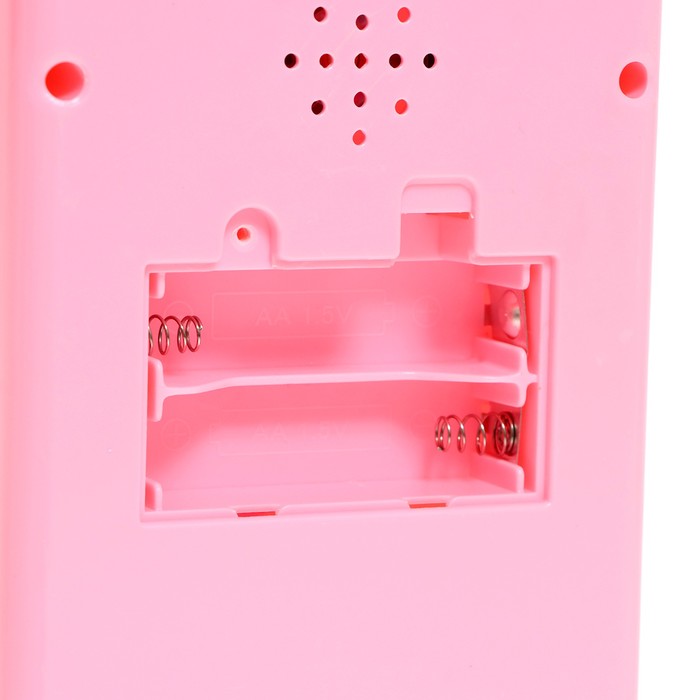Бытовая техника «Стиральная машина», свет, звук, барабан вращается, цвет розовый - фото 1881920367