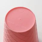 Стакан «Пломбир», 500 мл, с крышкой и трубочкой, розовый, белый - Фото 3