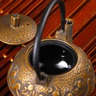 Чайник чугунный Доляна «Волна. Этно», 300 мл, с ситом, цвет бронзовый - Фото 4