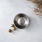 Миска Доляна «Мэйли», 250 мл, 13×4 см толщина 0.33 мм, нержавеющая сталь - Фото 4