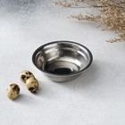 Миска Доляна «Мэйли», 250 мл, 13×4 см толщина 0.33 мм, нержавеющая сталь - Фото 5