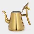 Чайник из нержавеющей стали с ситом «Кеннет», 1,5 л, цвет золотой - Фото 2