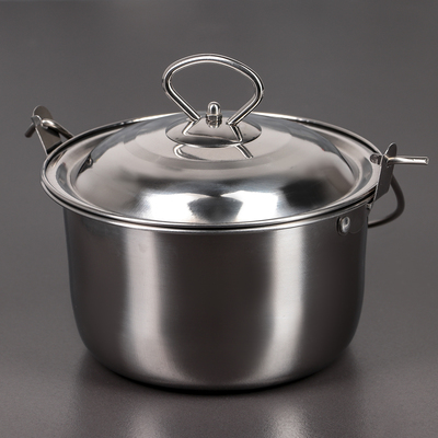 Котелок «Походный», 1.7 л, 18×10 см, нержавеющая сталь, серебристый